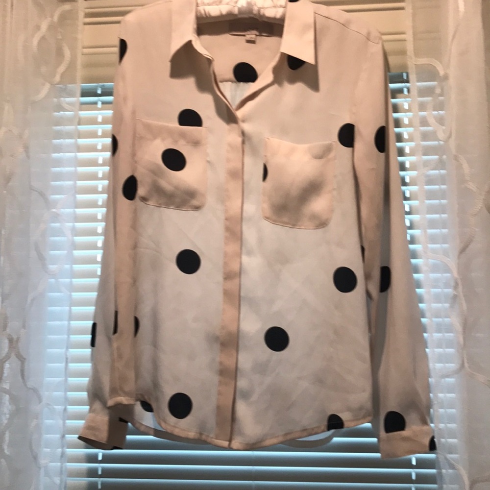 LOFT Dot Blouse